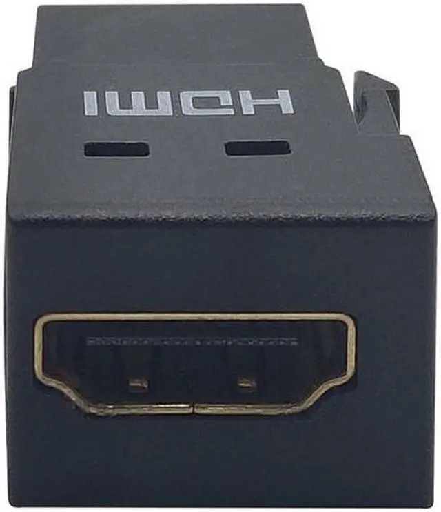 Alt view image 15 of 16 - Tripp Lite HDMI Keystone Panel Mount Coupler (F/F), 8k Video @ 60Hz (4:4:4), HDCP 2.2, Black (P164-000-KPBK8K)