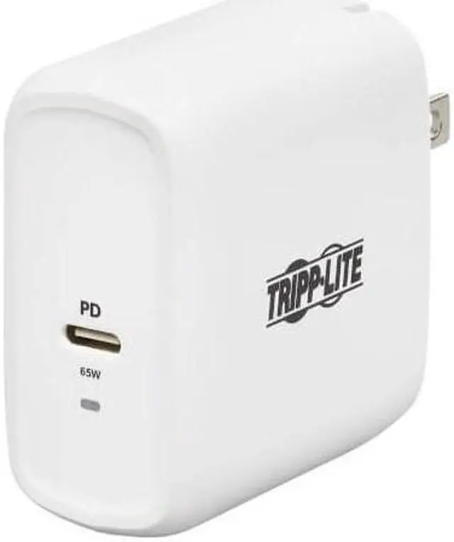 Alt view image 11 of 11 - Tripp Lite Compact USB-C Wall Charger - GaN Technology, 65W PD Charging, White