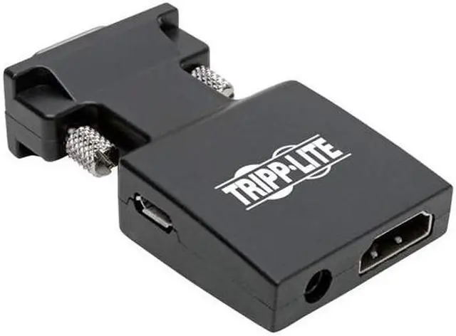 Alt view image 12 of 14 - Tripp Lite HDMI to VGA Active Converter with Audio (F/M), 1920 x 1200 (1080p) @ 60 Hz