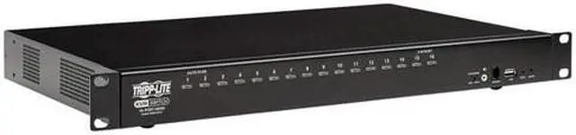 Alt view image 15 of 15 - Tripp Lite Hdmi/Usb Kvm Switch 16Port Audio/Video Usb Peripheral Sharing 1U