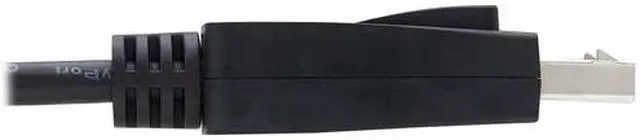 Alt view image 16 of 17 - Tripp Lite 15ft DisplayPort 1.4 Cable w/ Latching Connectors M/M Black P580015V4