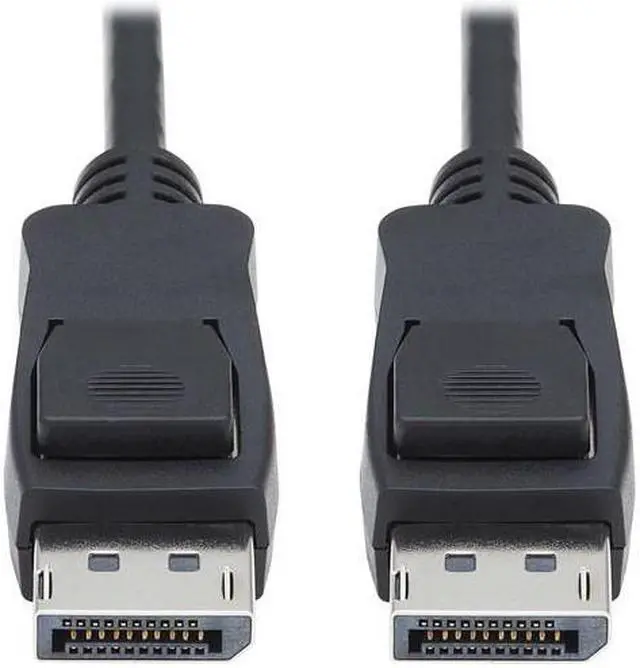 Alt view image 15 of 17 - Tripp Lite 15ft DisplayPort 1.4 Cable w/ Latching Connectors M/M Black P580015V4