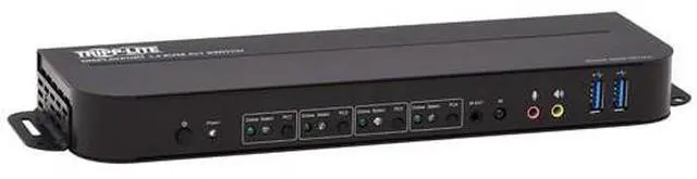 Alt view image 10 of 20 - TRIPP LITE B005-DPUA4 4-Port DisplayPort/USB KVM Switch - 4K 60 Hz, HDR, HDCP 2.2, IR, DP 1.4, USB Sharing