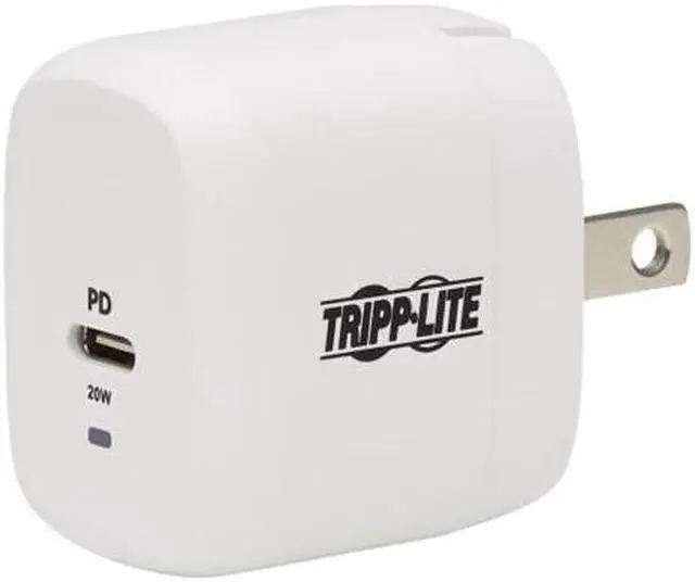 Alt view image 14 of 15 - Tripp Lite Compact 1-Port USB-C Wall Charger GaN Technology 20W U280W0120C1G