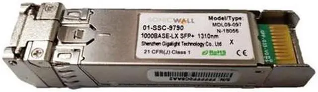 Alt view image 10 of 10 - SonicWall 01-SSC-9790 1000BASE-LX SFP Long Haul Module