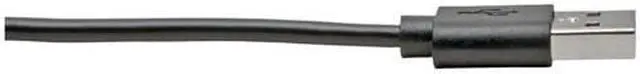 Alt view image 10 of 10 - Tripp Lite USB 2.0 USB A to USB C M/M Right-Angle Hi-Speed Cable U038006CRA