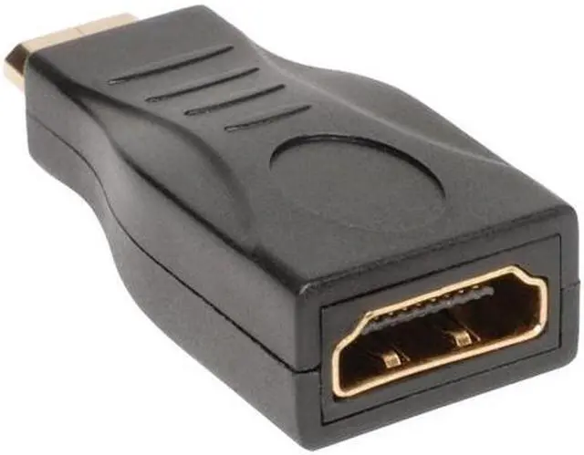 Alt view image 10 of 10 - Tripp Lite HDMI to HDMI Adapter HDMI-F to Mini HDMI-M 1080p M/F