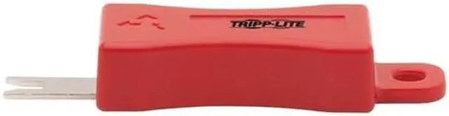Alt view image 14 of 15 - Tripp Lite Security Key for Tripp Lite RJ45 Plug Locks and Locking Inserts Red 2 Pack N2LOCKKEYRD
