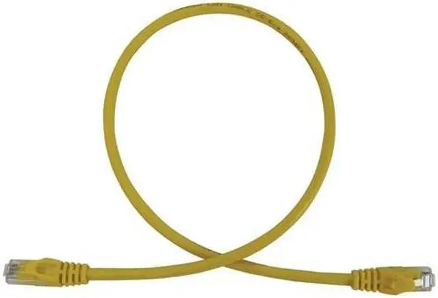 Alt view image 7 of 9 - Tripp Lite Cat6a 10G Snagless Molded UTP Ethernet Cable (RJ45 M/M), PoE, Yellow, 2 ft. (0.6 m) - 2 ft Category 6a Network Cable for Network Device, Switch, Patch Panel, Server, Router, Hub, Printer, C