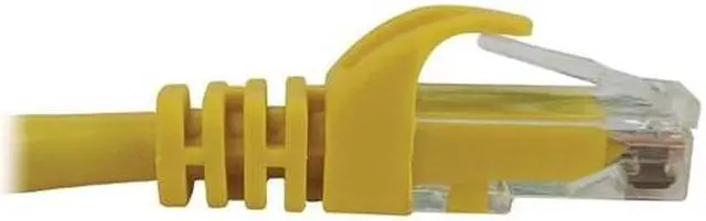 Alt view image 8 of 9 - Tripp Lite Cat6a 10G Snagless Molded UTP Ethernet Cable (RJ45 M/M), PoE, Yellow, 2 ft. (0.6 m) - 2 ft Category 6a Network Cable for Network Device, Switch, Patch Panel, Server, Router, Hub, Printer, C