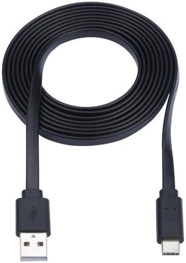 Alt view image 11 of 12 - Tripp Lite USB-A to USB-C Flat Cable (M/M) Black 3 ft. (0.9 m)