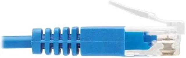 Alt view image 11 of 13 - Tripp Lite Cat6a 10G Certified Molded Ultra-Slim Utp Ethernet Cable (Rj45 M/M) Blue 7 Ft.