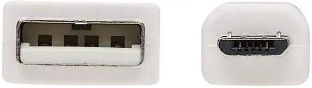 Alt view image 13 of 14 - Tripp Lite U050AB-003-WH 3 ft. White Safe-IT USB-A to USB Micro-B Antibacterial Cable (M/M), USB 2.0, White, 3-ft. (0.91 m)