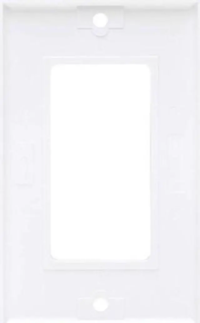 Alt view image 12 of 13 - Tripp Lite Single-Gang Faceplate Decora Style Vertical White N042D100WH