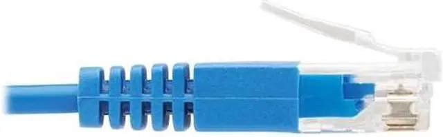 Alt view image 10 of 11 - Tripp Lite Cat6 Gigabit Molded Ultra-Slim Utp Ethernet Cable (Rj45 M/M) Blue 10 Ft.