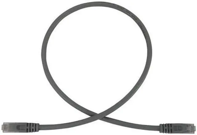 Alt view image 7 of 9 - Tripp Lite Cat6a 10G Snagless Molded UTP Ethernet Cable (RJ45 M/M), PoE, Gray, 3 ft. (0.9 m) - 3 ft Category 6a Network Cable for Network Device, Switch, Patch Panel, Server, Router, Hub, Printer, Pho