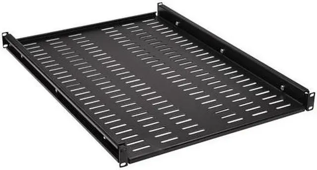 Alt view image 4 of 7 - Tripp Lite SRSHELF4PHDVENT Adjustable Deep Rack Shelf Steel Vented 250lbs (113kg) Capacity