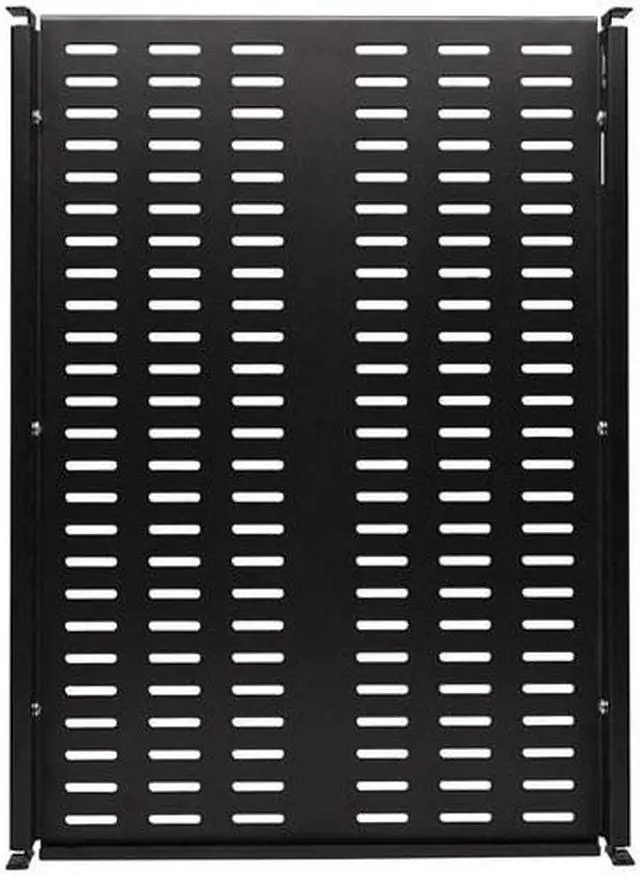 Alt view image 5 of 7 - Tripp Lite SRSHELF4PHDVENT Adjustable Deep Rack Shelf Steel Vented 250lbs (113kg) Capacity