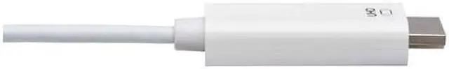 Alt view image 8 of 12 - Tripp Lite U444-006-H4K6WE USB-C to HDMI Adapter, M/M, White, 6 ft. - 5.91 ft HDMI/Thunderbolt 3 A/V Cable for Smartphone, Projector, Chromebook, Notebook, Monitor, Tablet, Audio/Video Device, MacBook