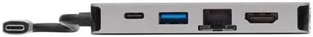 Alt view image 15 of 16 - Tripp Lite - U442-DOCK6-GY - Tripp Lite USB C Docking Station 4k USB Hub HDMI VGA Gbe PD Charging Gray - for