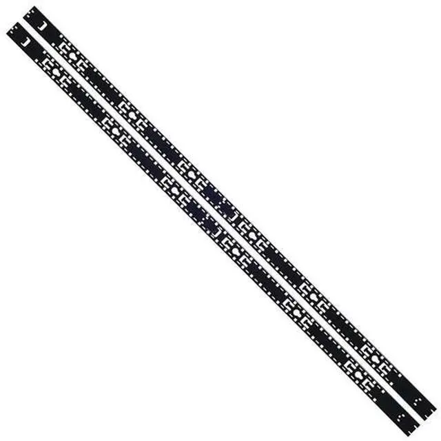 Alt view image 9 of 11 - Tripp Lite SRVRTBARSGL 42U SmartRack Rack Enclosure Single-Width Vertical Equipment Management Bars, 42U, 1 Pair