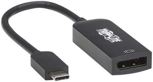 Alt view image 11 of 13 - Tripp Lite U444-06N-DP8B 6" USB-C to DisplayPort Adapter Cable M/F, Black