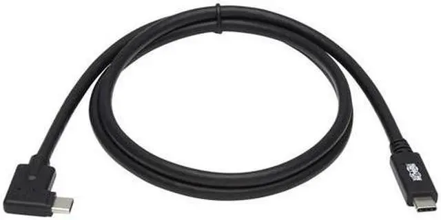 Alt view image 15 of 16 - USB C Cable USB 3.2 Gen 2 Right-Angle 100W PD Charging M/M 1M