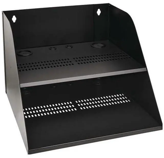 Alt view image 4 of 6 - Tripp Lite SRWOSHELFLG Wall-Mount Double Shelf for IT Equipment, 20 in. Wide, Up to 250 lb. (113 kg)