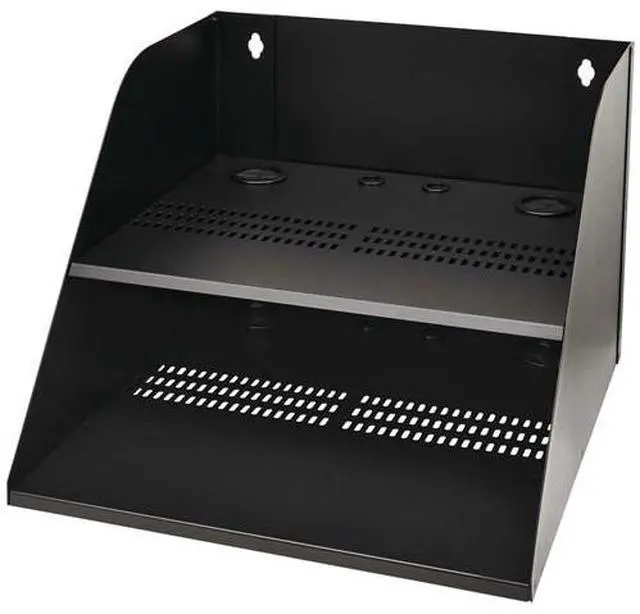 Alt view image 5 of 6 - Tripp Lite SRWOSHELFLG Wall-Mount Double Shelf for IT Equipment, 20 in. Wide, Up to 250 lb. (113 kg)
