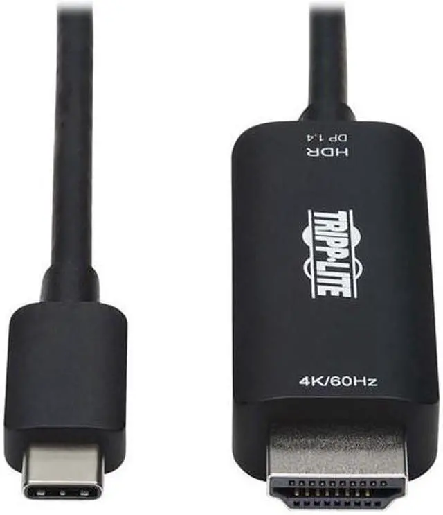 Alt view image 11 of 13 - Tripp Lite U444-003-Hdr4be Usb-C To Hdmi Adapter Cable M/M Black 3 Ft.