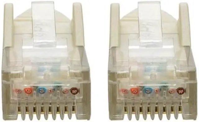 Alt view image 11 of 12 - Tripp Lite N201-004-WH Premium Cat6 Gigabit Snagless Molded Utp Patch Cable, 24 Awg, 550 Mhz/1 Gbps (Rj45 M/M) , White, 4 Ft. - Patch Cable - Rj-45 (M) To Rj-45 (M) - 4 Ft - Utp - Cat 6 - Ieee 802.3A