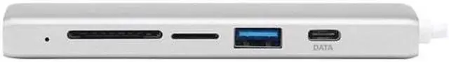 Alt view image 15 of 19 - Tripp Lite USB C Multiport Adapter 2x USB-A 1x USB-C Card Reader U4600022AMC1