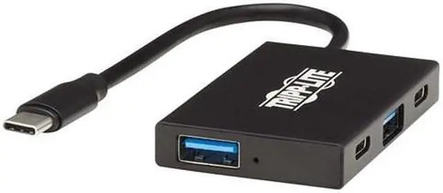 Alt view image 20 of 20 - Tripp Lite U460-004-2A2C-2 4-Port USBC Hub - USB 3.1 (3.1 Gen 2) Type C - External - 4 USB Port(s) - 4 USB 3.1 Port(s) - Mac, PC