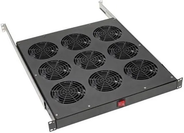 Alt view image 13 of 15 - Tripp Lite SRFANTRAY9 Fan Tray - 9 Fan - 1U - 19" - 864 CFM - Upflow Air Discharge Pattern