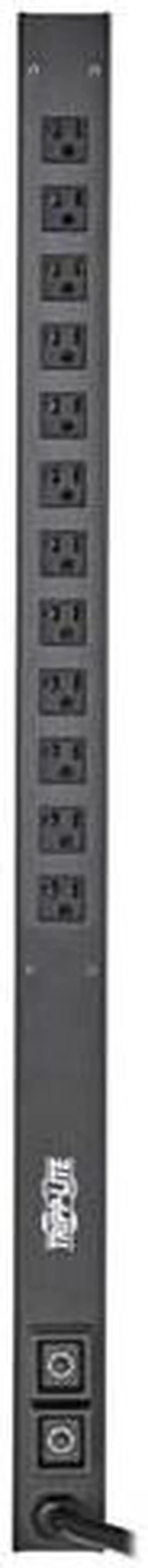 Alt view image 10 of 10 - Tripp Lite PDUV30-36 12-Outlet PDU - Basic - NEMA L5-30P - 12 x NEMA 5-15/20R - 120 V AC - 0U - Vertical - Rack-mountable