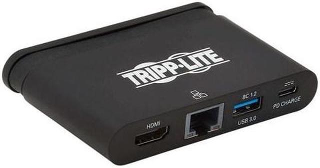 Alt view image 16 of 20 - Tripp Lite U444-T6N-H4GUBC Docking Station - for Notebook/Tablet PC/Desktop PC/Smartphone - 100 W - USB 3.1 Type C - 3 x USB Ports - 1 x USB 3.0 - Network (RJ-45) - HDMI - Thunderbolt - Wired