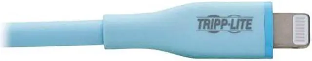 Alt view image 11 of 11 - Tripp Lite Safe-IT USB-C to Lightning Charge Cable for iPhone & iPad, Male-to-Male Cable, MFi Certified, Light Blue, 3 Feet / 0.9 Meters, 2-Year Warranty Modle M102AB-003-S-LB