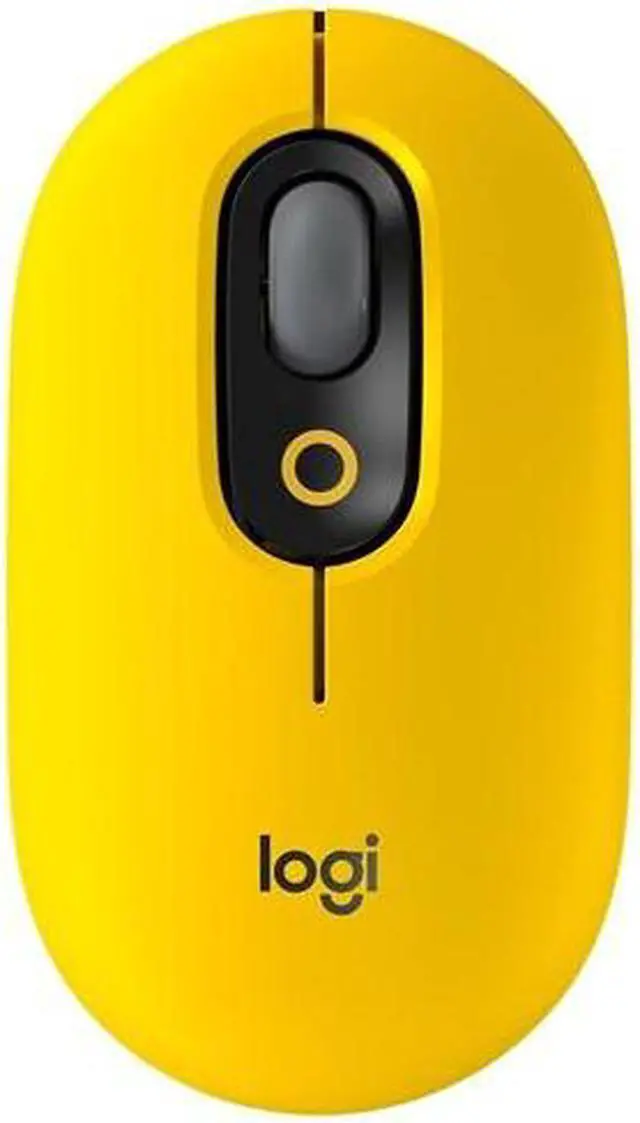 Alt view image 17 of 20 - Logitech POP Mouse with Customizable Emojis for Windows & Mac - Blast Yellow