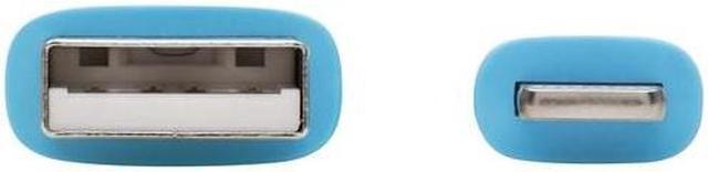Alt view image 10 of 17 - Tripp Lite Safe-IT USB-A to Lightning Sync/Charge Antibacterial Cable (M/M), Ultra Flexible, MFi Certified, Light Blue, 6 ft. (1.83 m) Modle M100AB-006-S-LB