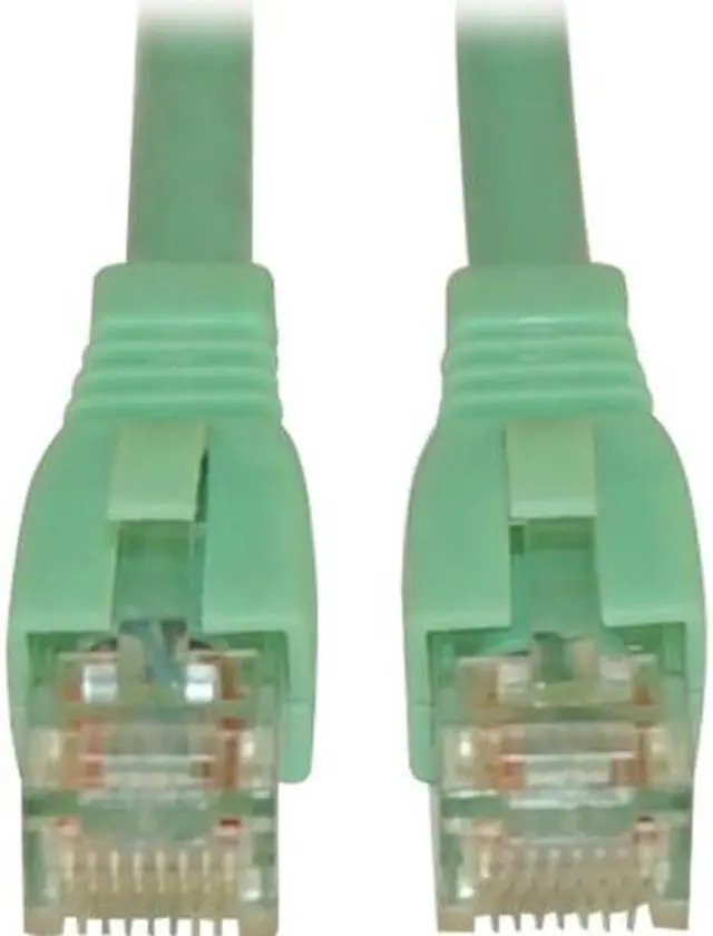 Alt view image 12 of 13 - TRIPP LITE N261-003-AQ 3 ft. Cat 6A Aqua Augmented Cat6 (Cat6a) Snagless 10G Certified Patch Cable, (RJ45 M/M) - Aqua