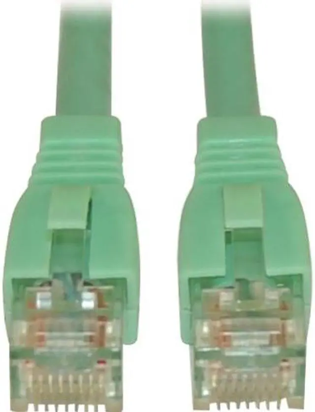 Alt view image 7 of 11 - TRIPP LITE N261-020-AQ 20 ft. Cat 6A Aqua Augmented Cat6 (Cat6a) Snagless 10G Certified Patch Cable, (RJ45 M/M) - Aqua
