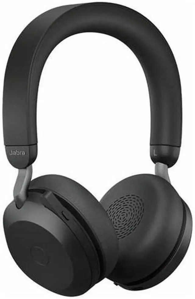 Alt view image 3 of 11 - Jabra Evolve2 75 UC with Charging Stand-Black-USB-C-27599-989-889 Evolve2 75 UC Stereo with Charging Stand