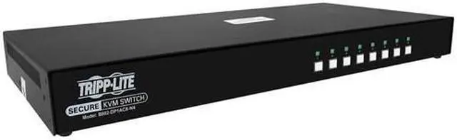 Main image of Tripp Lite Secure Kvm Switch 8-port Single Head Displayport To Displayport 4k Niap Pp4 Secure KVM Switch