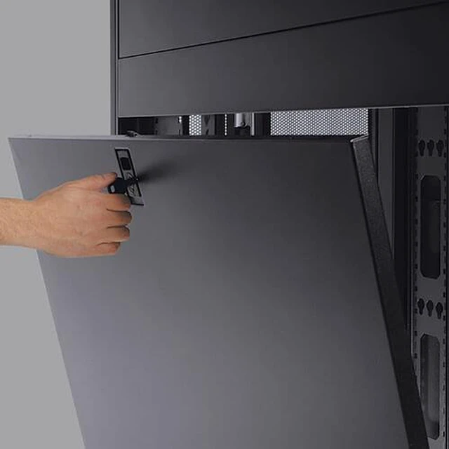 Alt view image 2 of 4 - Tripp Lite 48u Rack Enclosure Server Cabinet 48 Inch Deep W/ Doors and Sides SmartRack DEEP Premium Enclosure