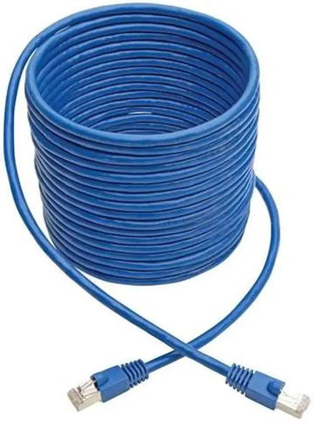 Alt view image 3 of 5 - Tripp Lite 30FT CAT6A PATCH CABLE SNAGLESS 10GSHIELDED STP POE BLUE M/M - N262-030-BL