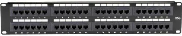Alt view image 4 of 4 - BLACK BOX JPM5E48A CAT5E PATCH PANEL 48 PORT