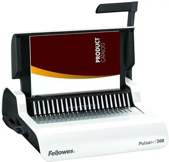 Alt view image 11 of 13 - Fellowes Inc. Pulsar Manual Comb Binding System, White Pulsar Manual Comb Binding System