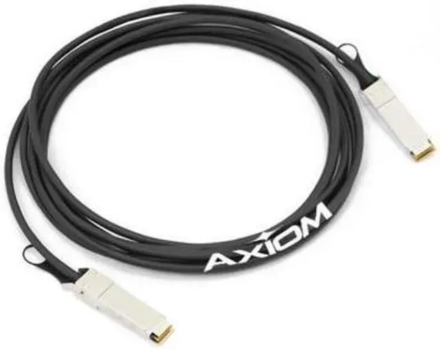 Alt view image 6 of 7 - Axiom 470-AAVR-AX 40Gbase Direct Attach Cable - Qsfp+ (M) To Qsfp+ (M) - 3.3 Ft - Twinaxial - Passive - For Dell Emc Poweredge R440, R540, R740, Networking C7004, C7008, Poweredge R430, R630, R730