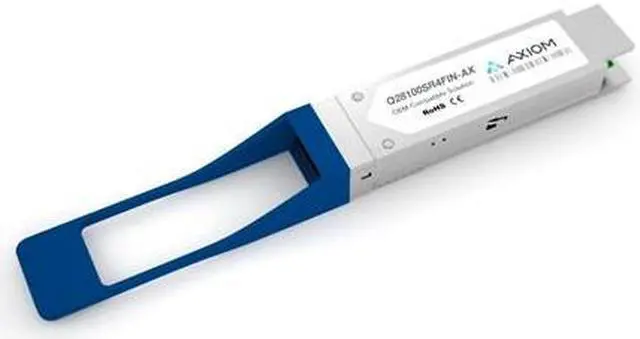 Alt view image 7 of 7 - AXIOM 100GBASE-SR4 QSFP28 TRANSCEIVER - Q28100SR4FIN-AX