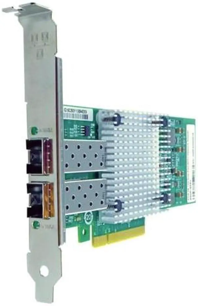 Alt view image 8 of 8 - Axiom Pcie X8 10Gbs Dual Port Fiber Network Adapter For Dell